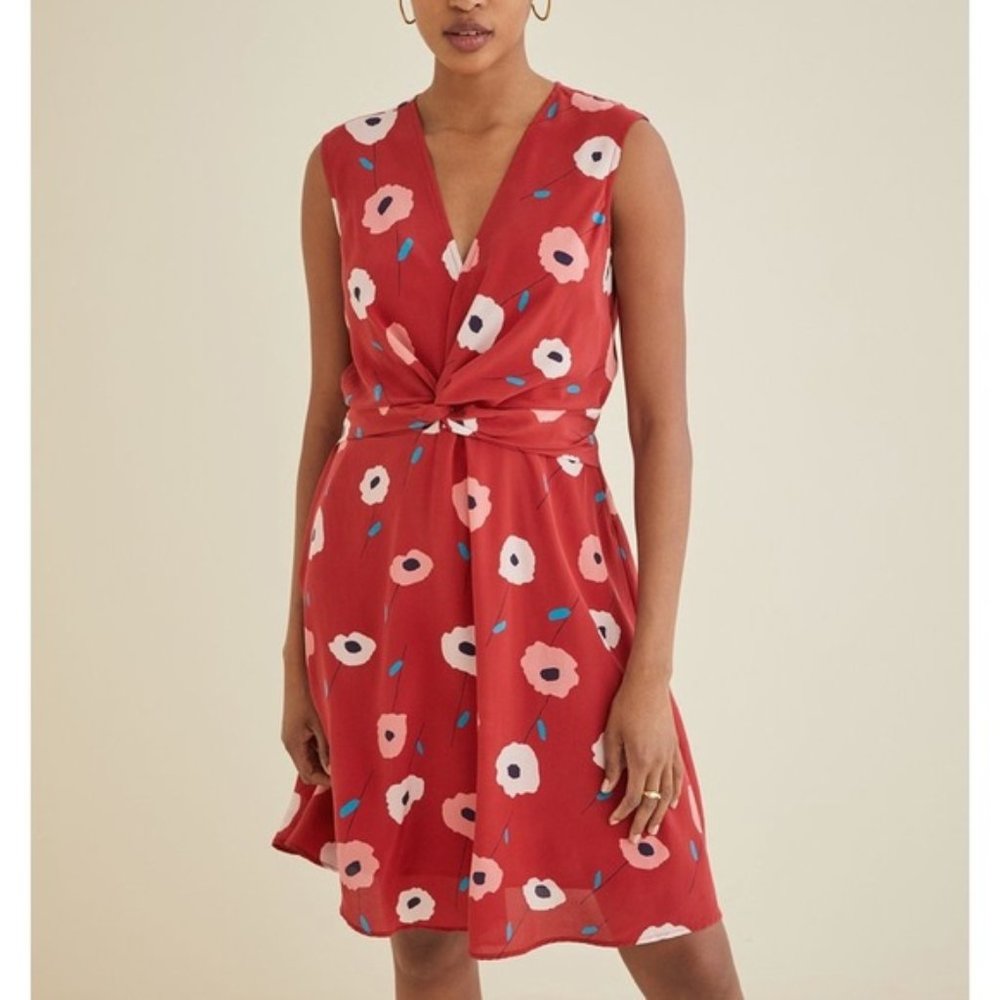 NWT Amour Vert "Elsie" Silk Dress